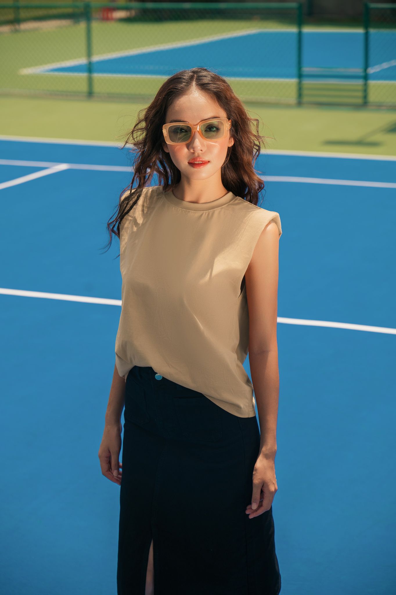 OLV - Áo Tank Top In Caramel