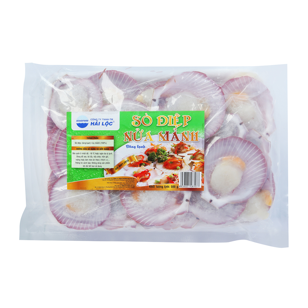 Sò Điệp Nửa Mảnh Hải Lộc 500G