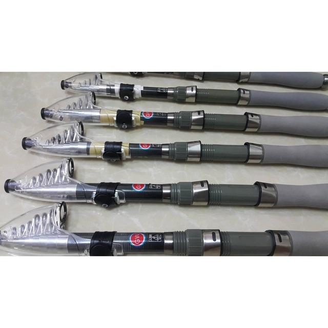 Cần câu máy dài 4m5 cần cực khoẻ cần nhét cốp thu gọn 40cm y hình