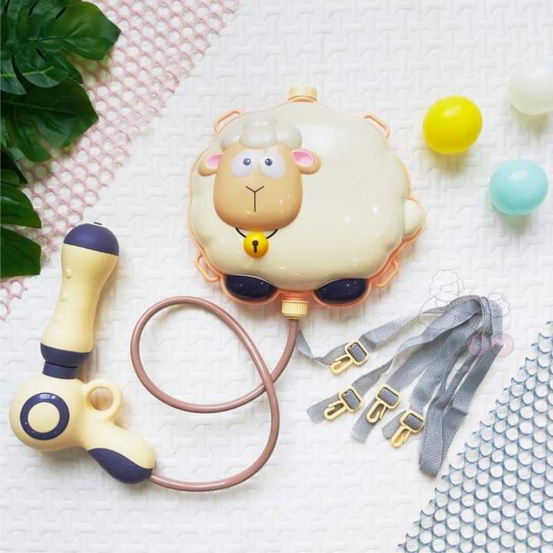 Đồ chơi Phun Nước - Đồ chơi Balo Bắn Nước 1 Nòng cho Bé
