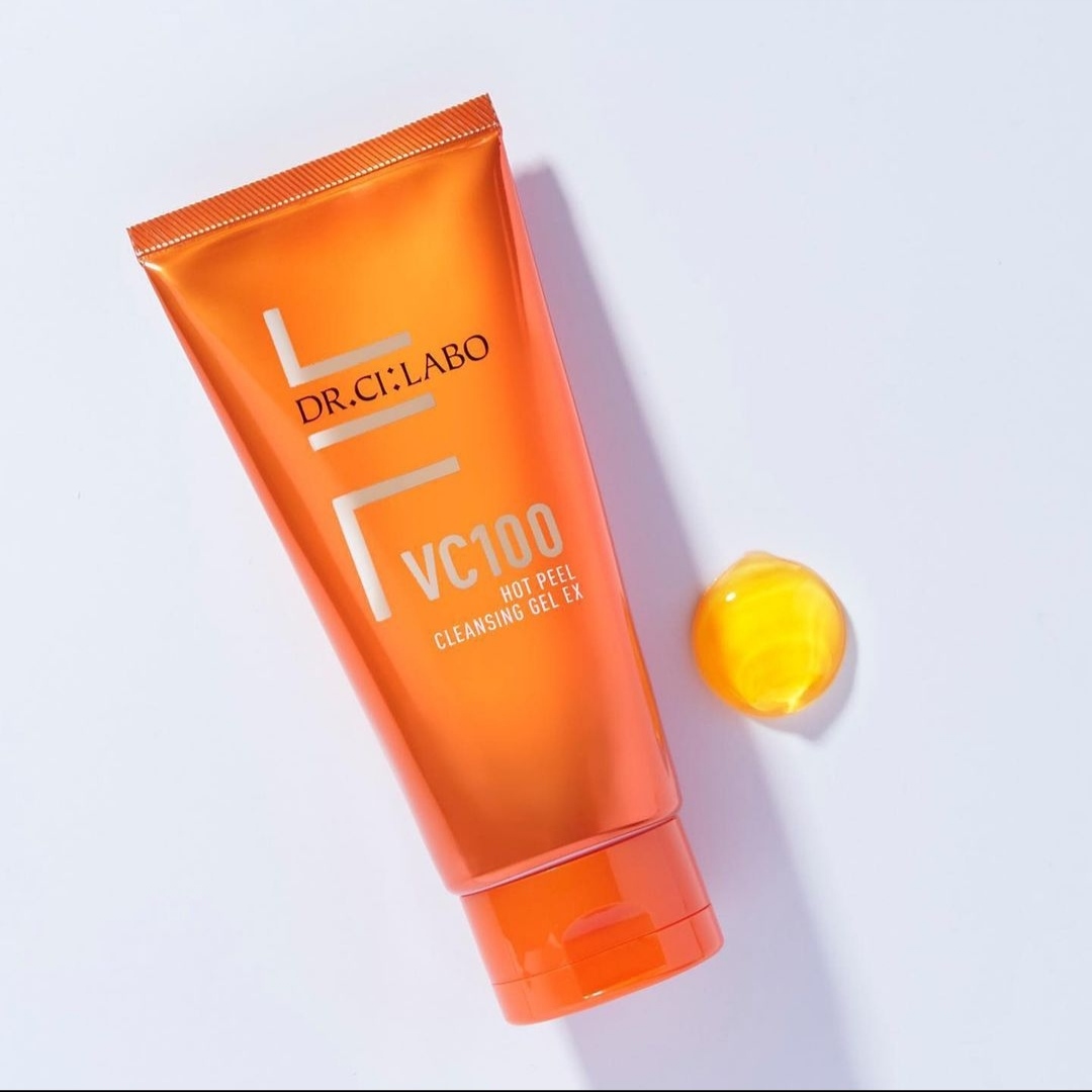 Gel Tẩy Trang Nóng Dr.Ci:Labo VC 100 Hot Peel Cleasing Tẩy Sạch Lớp Trang Điểm Dưỡng Da Trắng Mịn (Tuýp 150g)