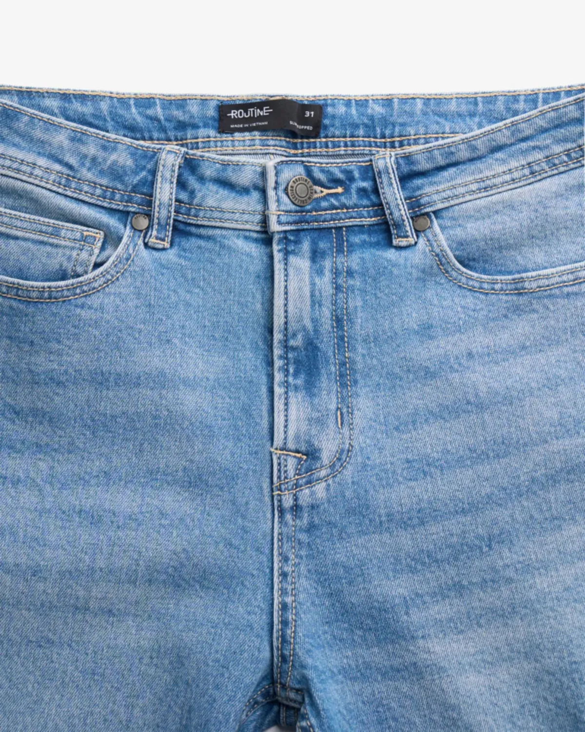 Quần jean nam Form Slim cropped - ROUTINE 10F25DPA037