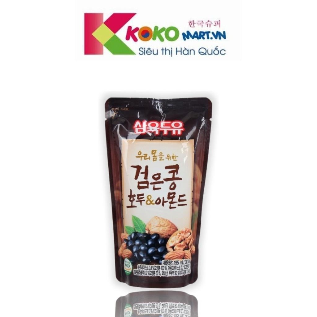 Sữa đậu đen, óc chó, hạnh nhân Samyook