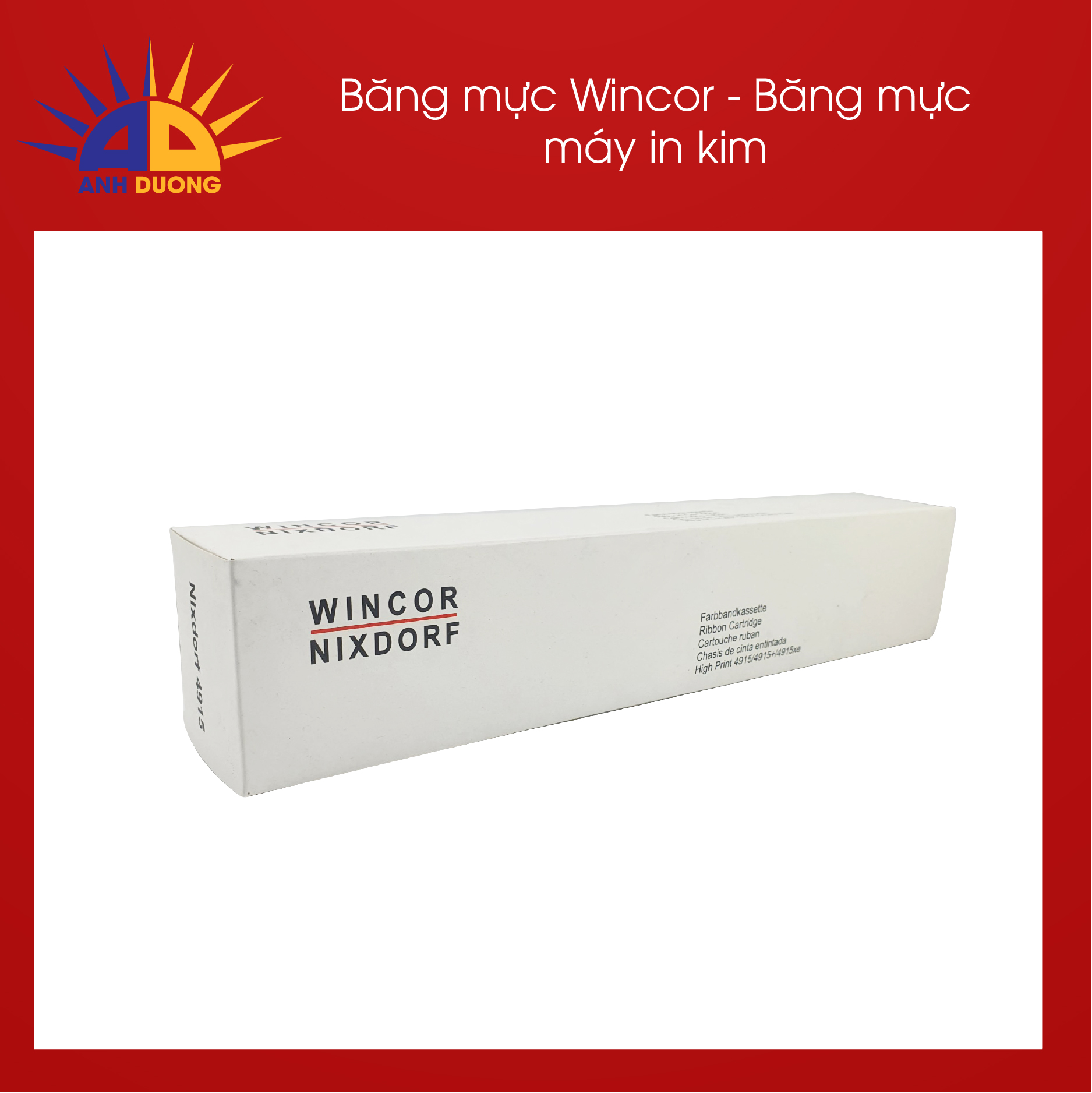 Băng mực Wincor - Băng mực máy in kim