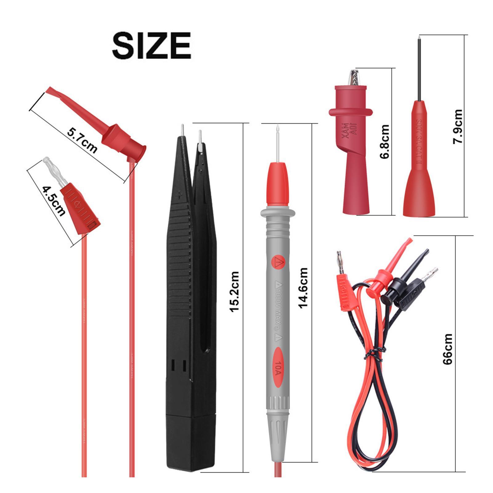 Multimeter Test Leads Electronic Test Probe Accessory Easy to Use