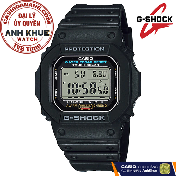 Đồng hồ nam dây nhựa Casio G-Shock chính hãng G-5600UE-1DR (43mm)