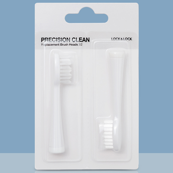 Đầu Bàn Chải Điện Portable Electric Toothbrush Heads ENR536WHT (2pcs) - Màu Trắng