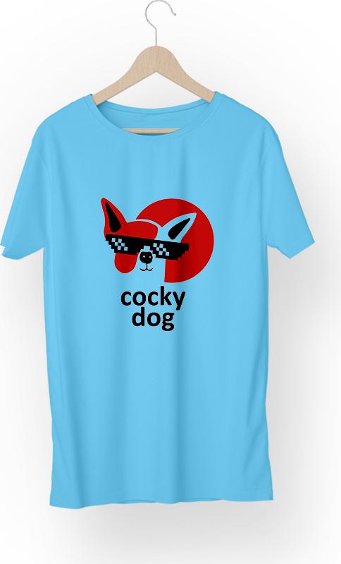 Áo Thun Couple Unisex ATLAN Form Rộng Hàn Quốc Mã TK116 Màu Xanh Thiên Thanh - L - 3XL