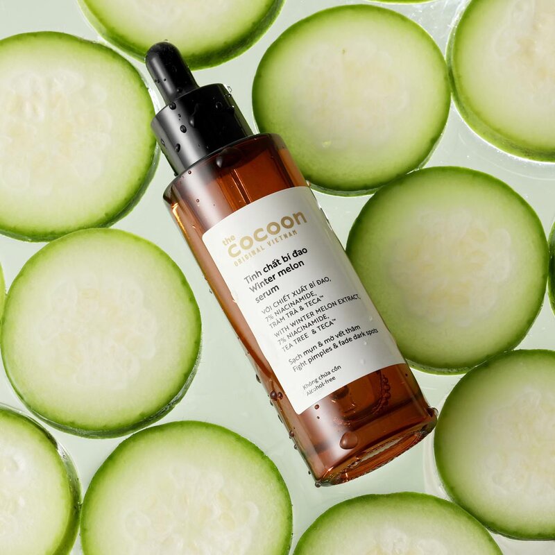 Serum Cocoon Tinh Chất Bí Đao - Cocoon Winter Melon Serum giảm nhờn, sạch mụn và mờ thâm 70ml