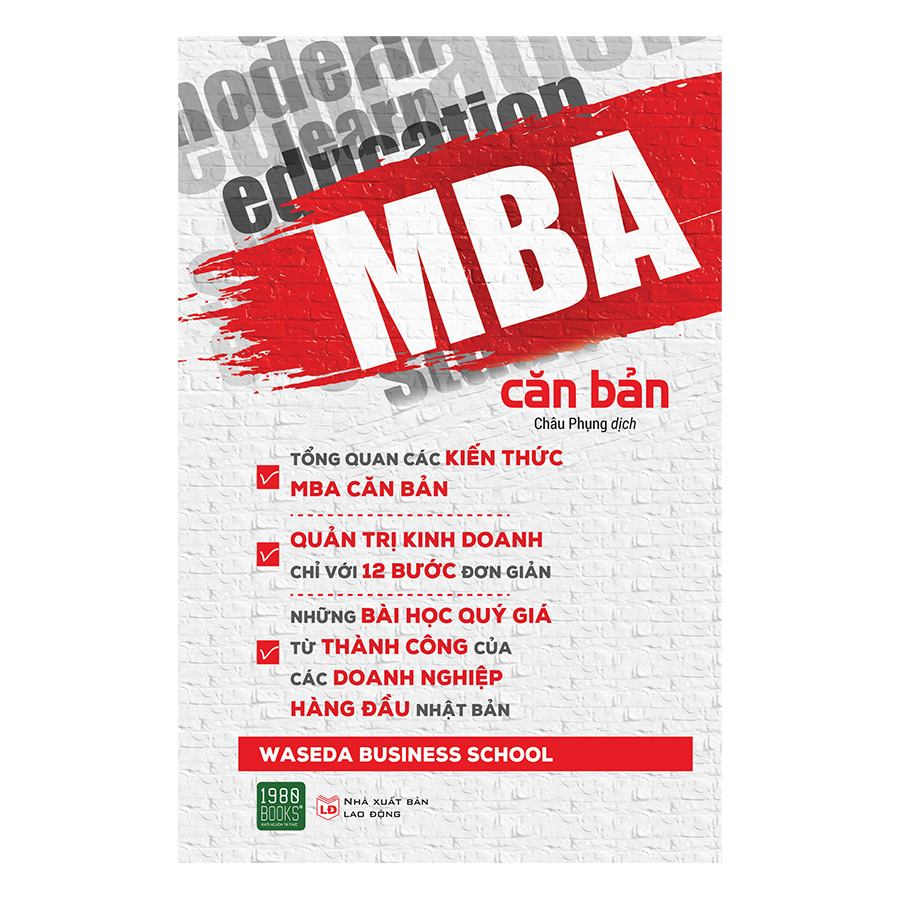 Combo MBA Căn Bản + MBA Quản Lý Trong Kinh Doanh ( 2 Cuốn )