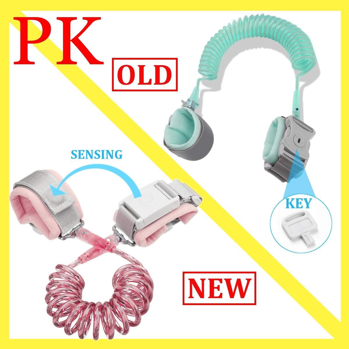Trẻ Em Chống Lạc Cổ Tay 1.5/2/2.5M Dây Đeo Dây Tập Đi Dây Xích Từ An Toàn Ngoài Trời Đi Bộ Dây Đai Ban Nhạc Chống Mất Dây Đeo Tay