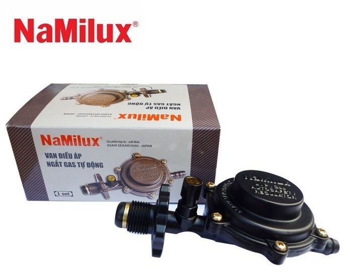 Bộ dây van ngắt gas tự động Namilux NA-347S-VN - Dùng cho bình gas XÁM SP - Hàng chính hãng