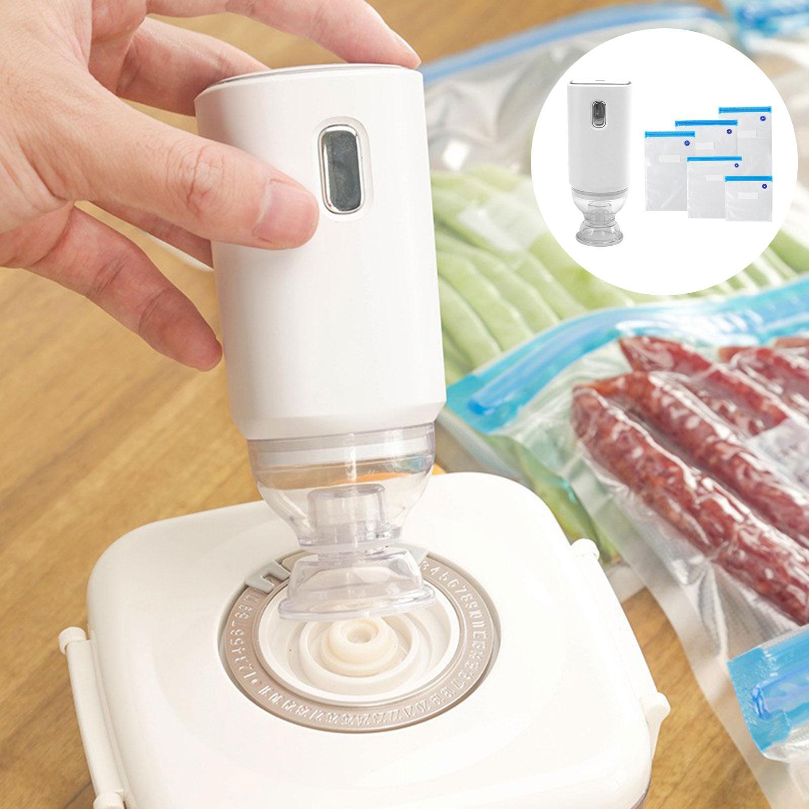 Food Pump Vacuum Sealer Home Portable Air Pump Inflator Vacuum Food Sealers