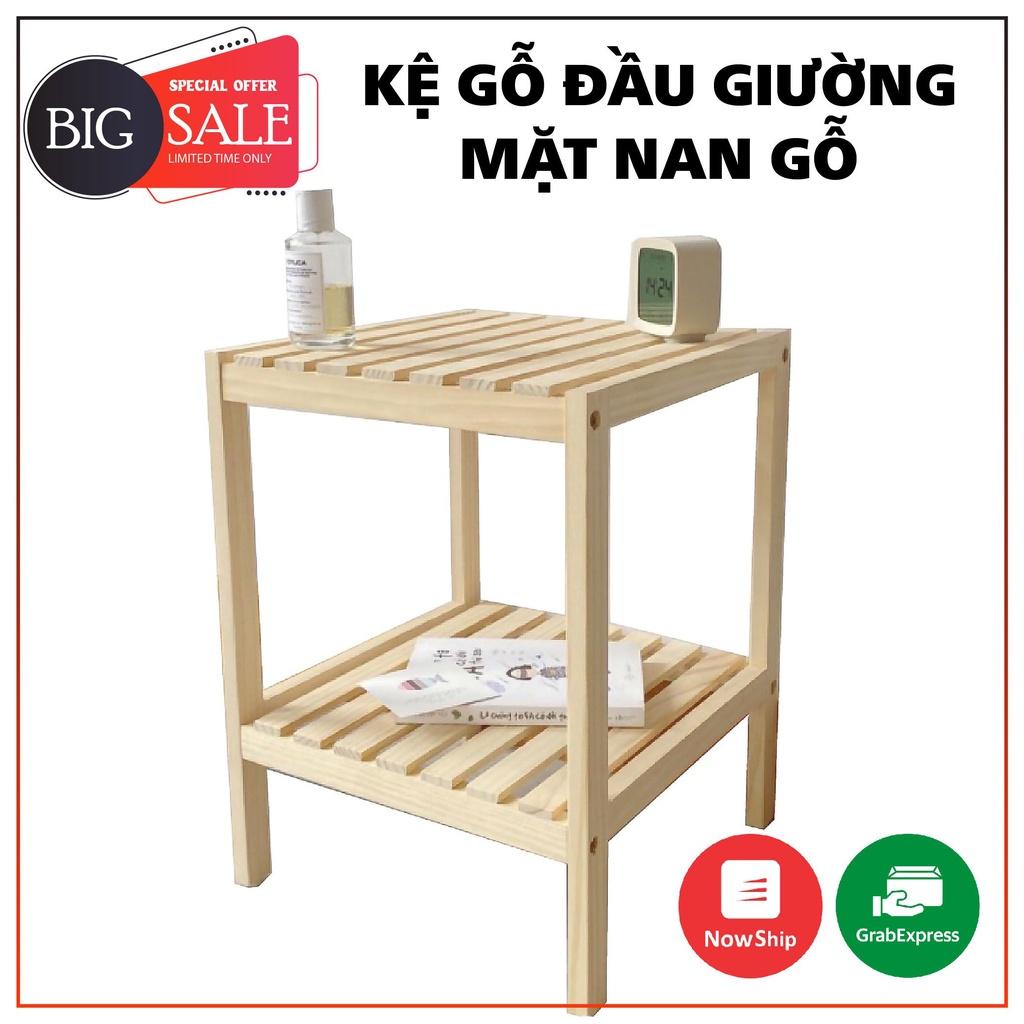 Tủ Gỗ Đầu Giường 2 Tầng Mini Cao Cấp