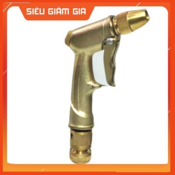 Bộ dây vòi xịt nước rửa xe, tưới cây . tăng áp 3 lần, loại 7m, 10m 206701-1 đầu đồng, cút đồng