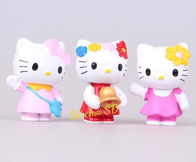 Mô hình kitty - bộ 6 con