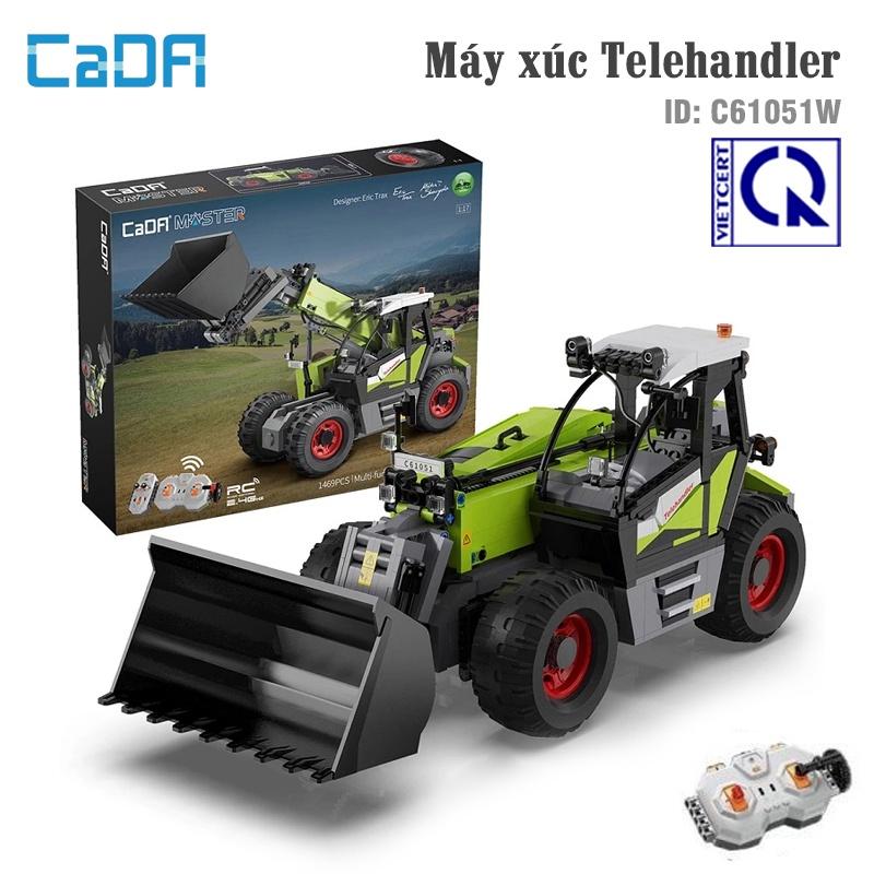 Bộ Đồ Chơi Lắp Ráp Máy Xúc Telehandler Có Điều Khiển - CADA C61051W