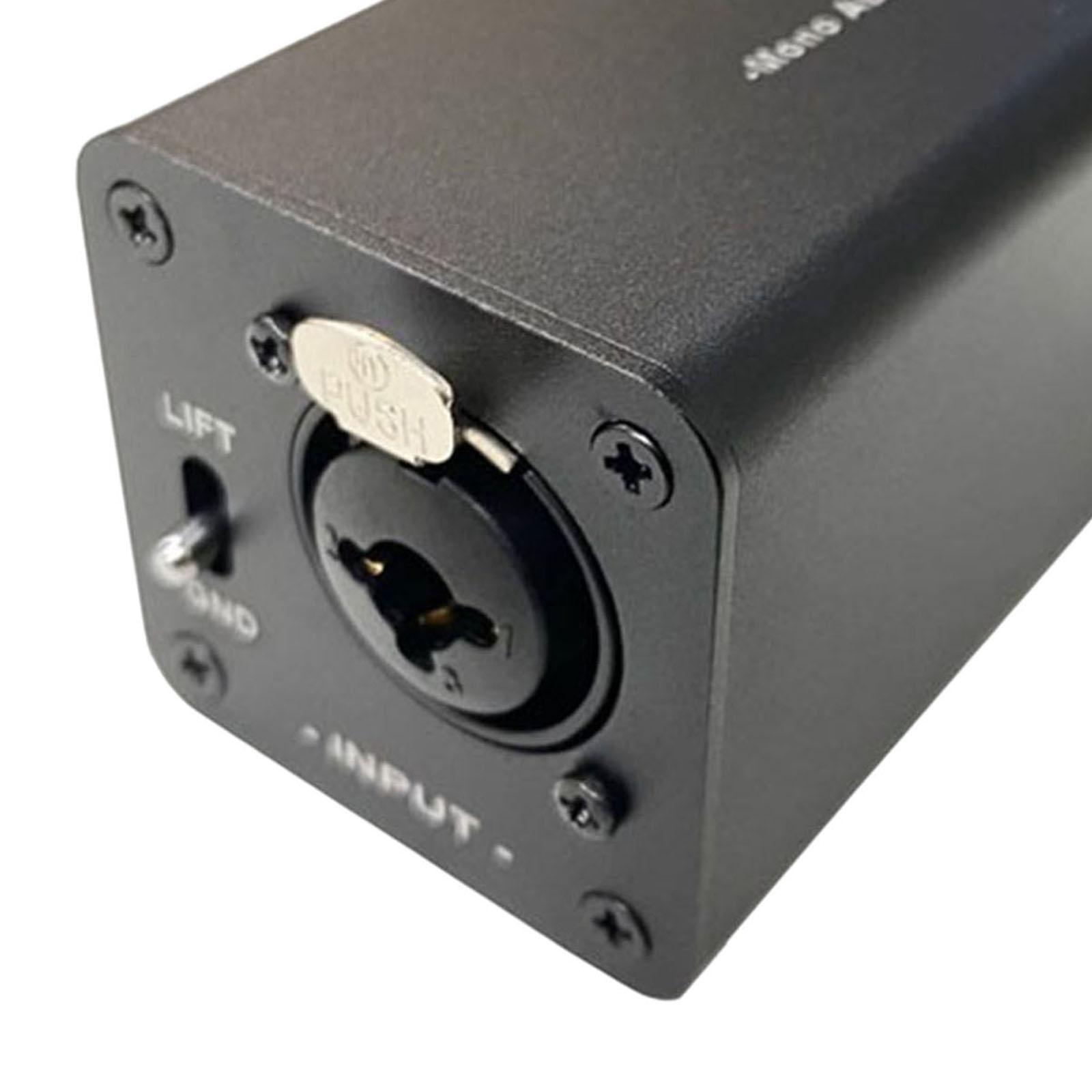 Compact Noise Filter with 3 Pin Input Output Anti Interference Portable ground Loop Isolator for Home Stereo System PC