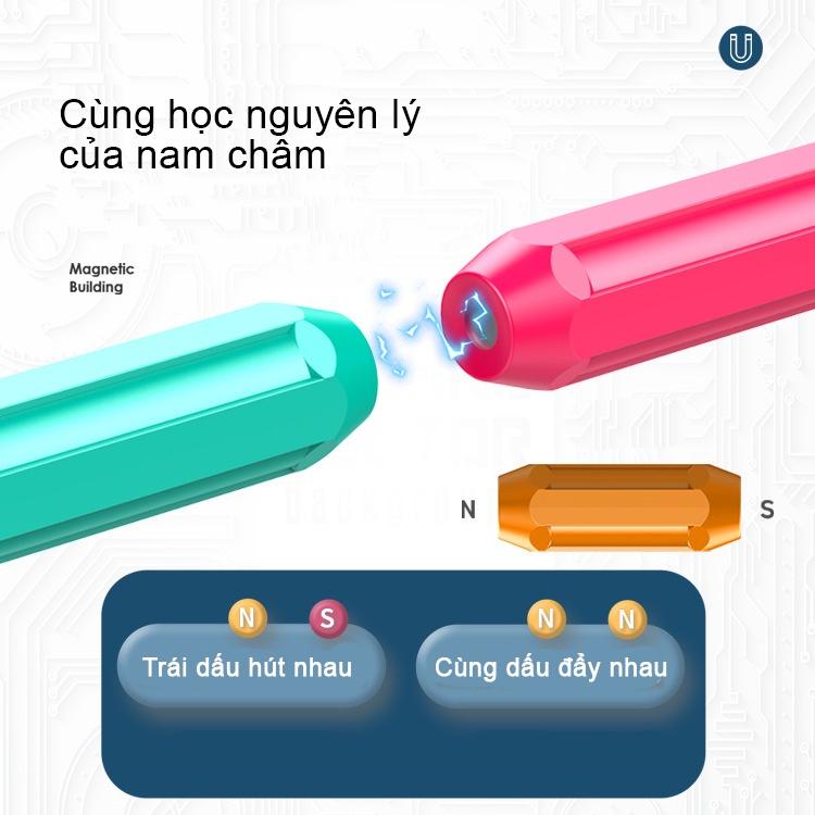 Đồ Chơi Xếp Hình Nam Châm Magnetic Stick Cho Bé 1,2,3 Tuổi Thông Minh Đồ Chơi Ghép Hình Trẻ Em Sáng Tạo & Phát Triển