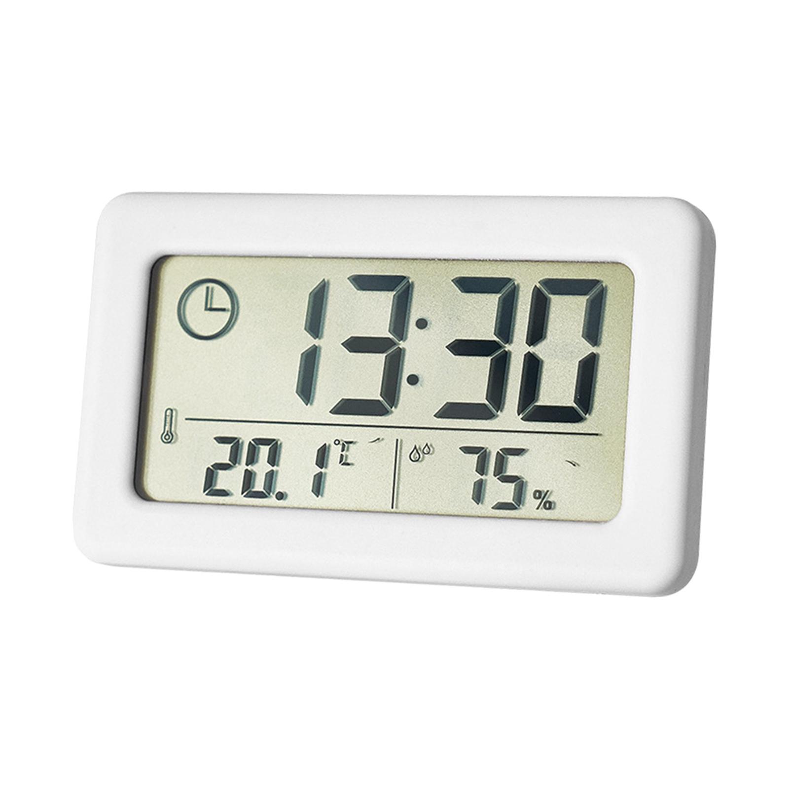 Digital  Clock Indoor Temperature Hanging Home Desktop Study Room