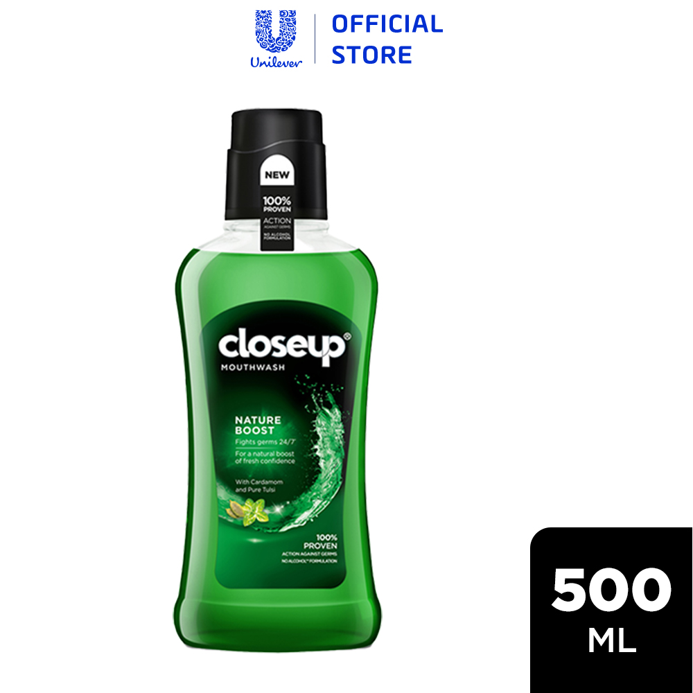 Nước súc miệng CloseUp Nature Boost 500ml