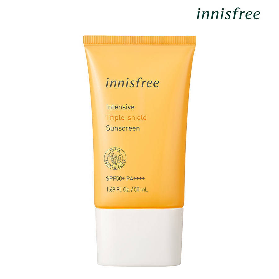 Kem chống nắng lâu trôi làm sáng da innisfree Intensive Triple Shield Sunscreen SPF50+ PA++++  50ml