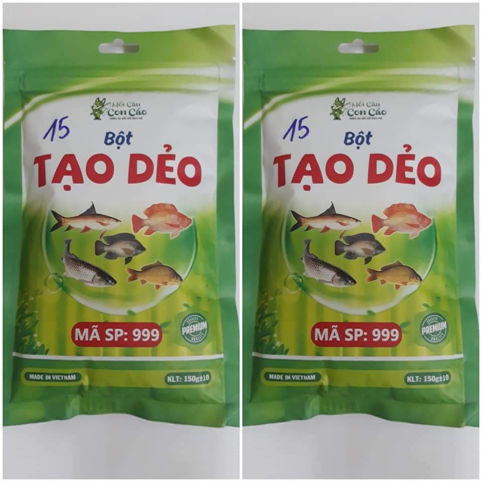2 gói BỘT TẠO DẺO mã SP 999 _ Hãng Mồi Câu Phú Thành