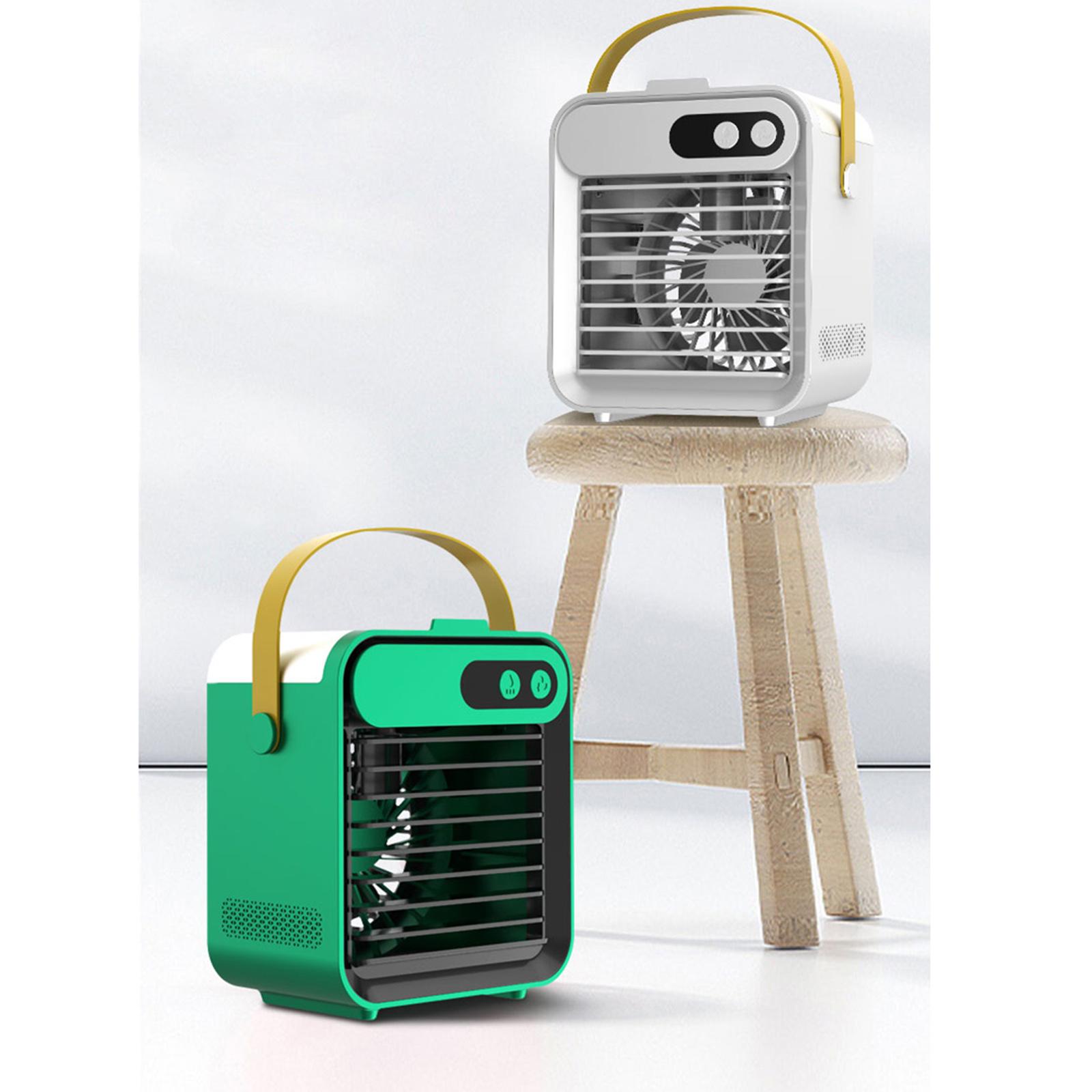 USB Air Conditioner Fan Air Cooler 3 Fan Speed Humidifier Purifier