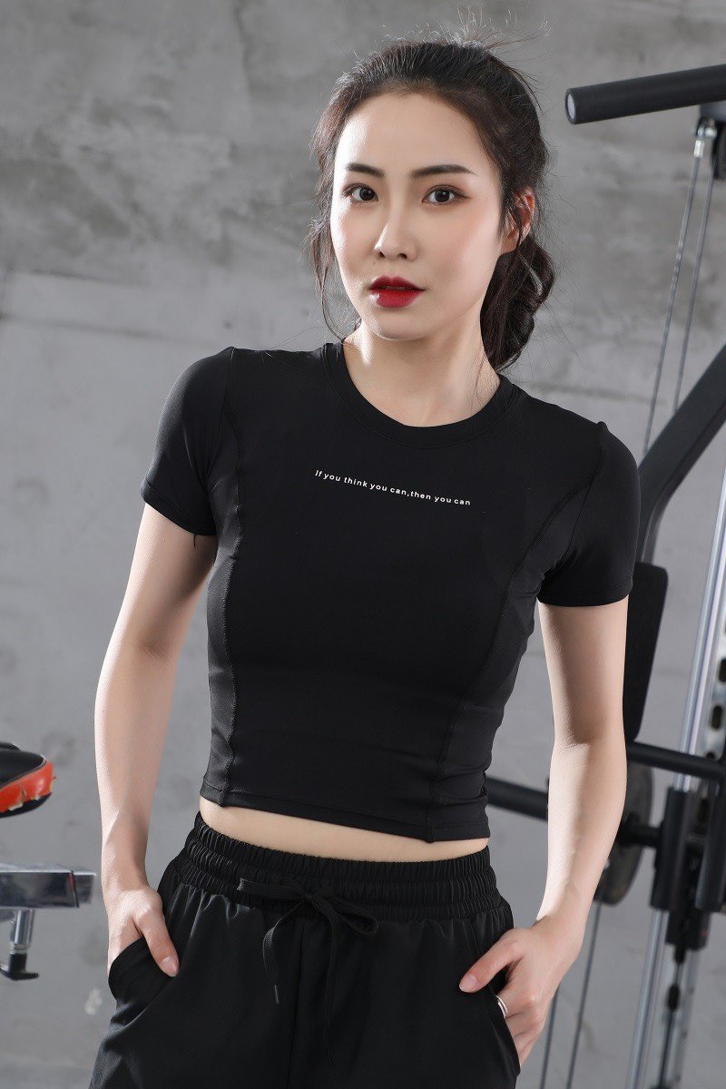 Áo croptop nữ thể thao đa năng