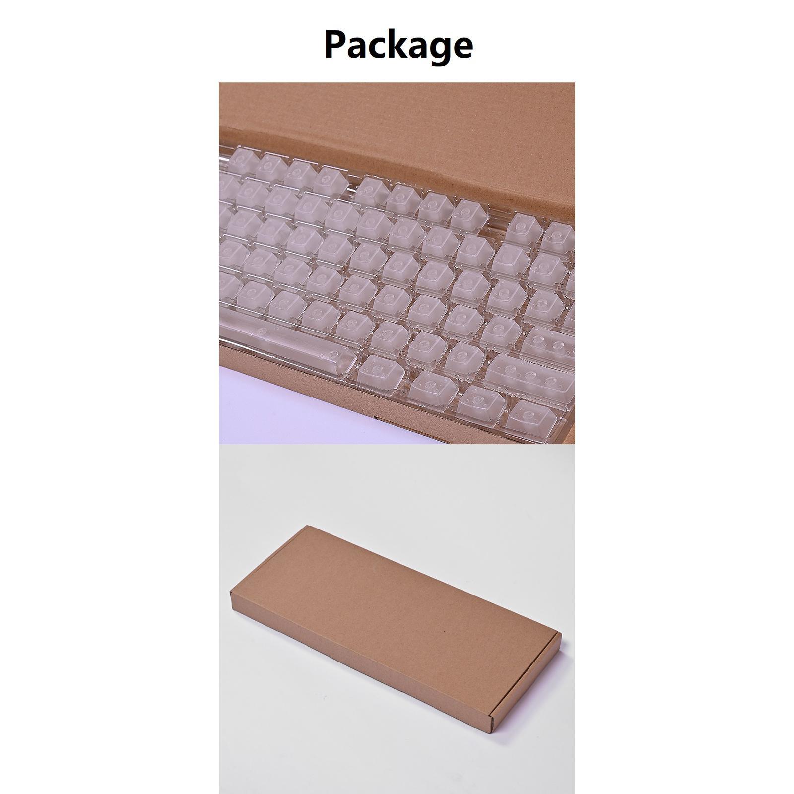 DIY Transparent Keycaps ABS Matte Treatment RGB for CHERRY / Switches