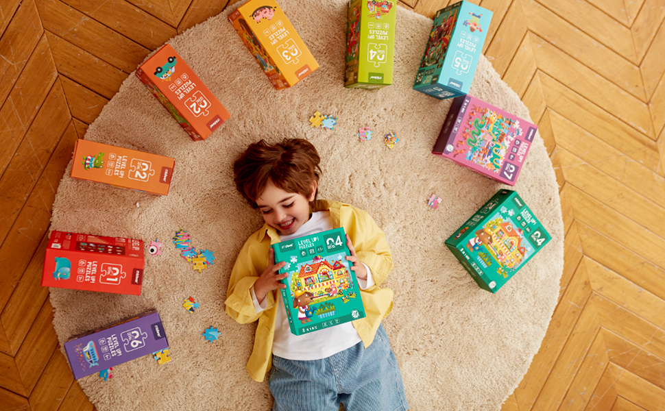 MẪU MỚI - GIÁ TỐT - Bộ xếp hình nhiều cấp độ LEVEL UP 7 cấp độ