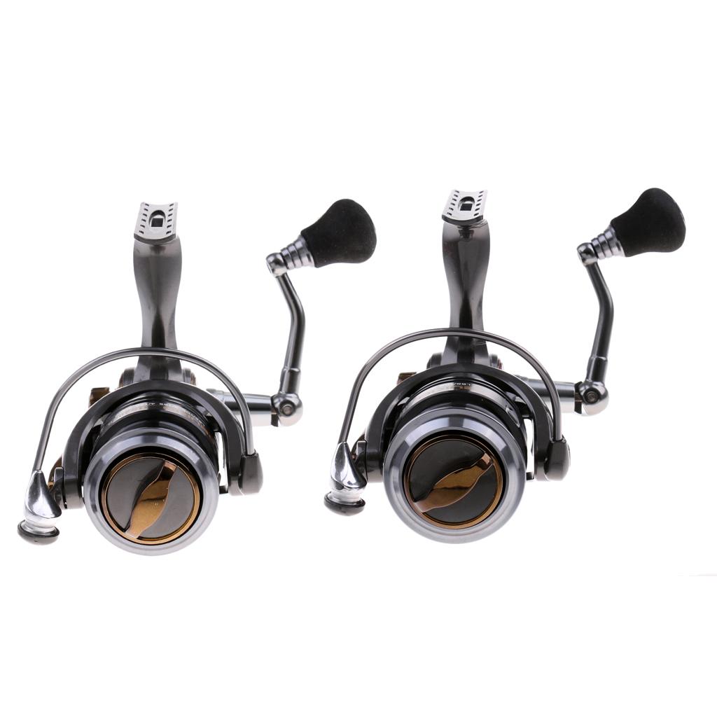 Bass Fishing Reel High Ratio 7.1:1 5+1BB Match Spool Spinning Reels