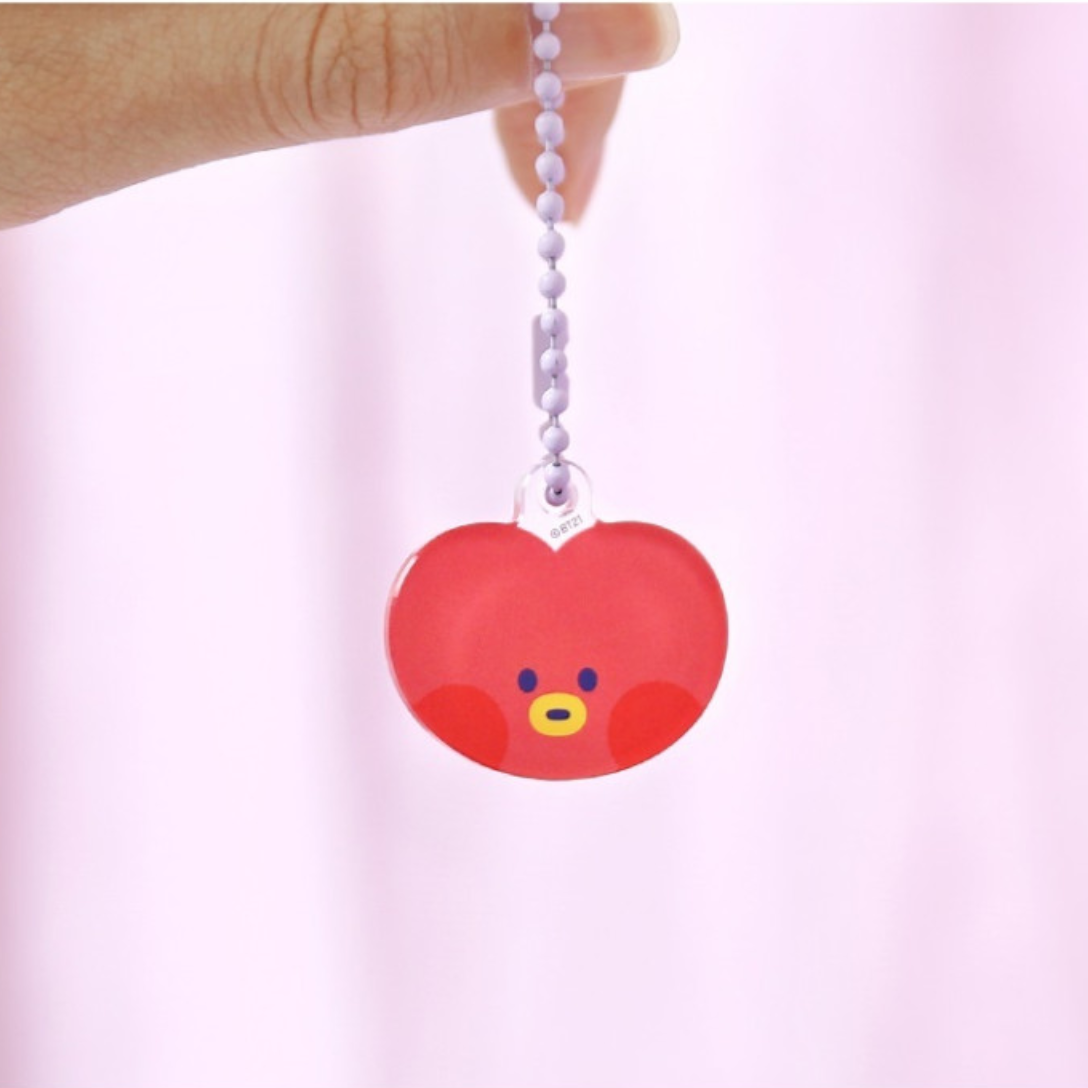 Móc khóa BT21 Minini Acrylic Simple Keyring- Hàng chính hãng