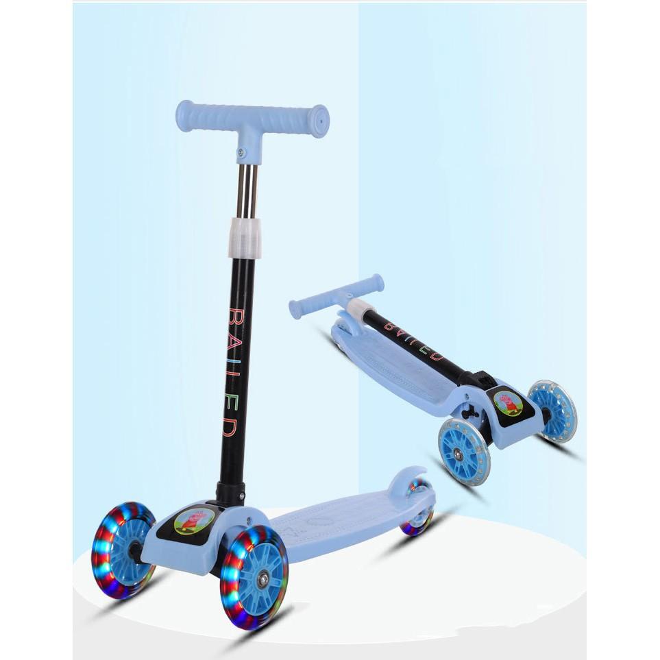 Xe trượt Scooter 3 bánh có bánh xe phát sáng cho bé