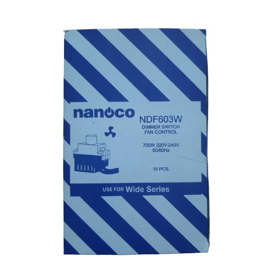 Dimer quạt (công tắc điều chỉnh) Nano - ( Mã: NDF603W)