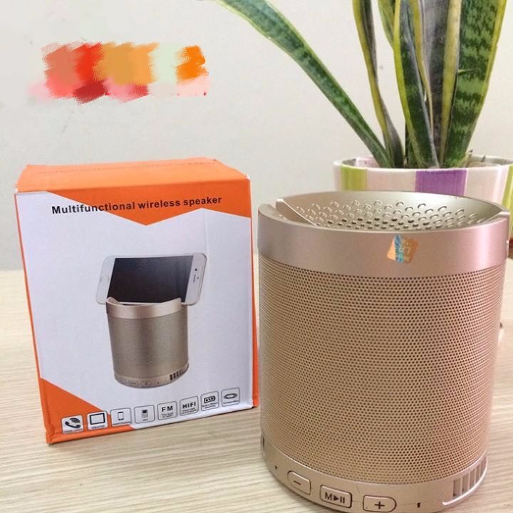 LOA NGHE NHẠC BLUETOOTH KIÊM GIÁ ĐỠ ĐIỆN THOẠI HF-Q3