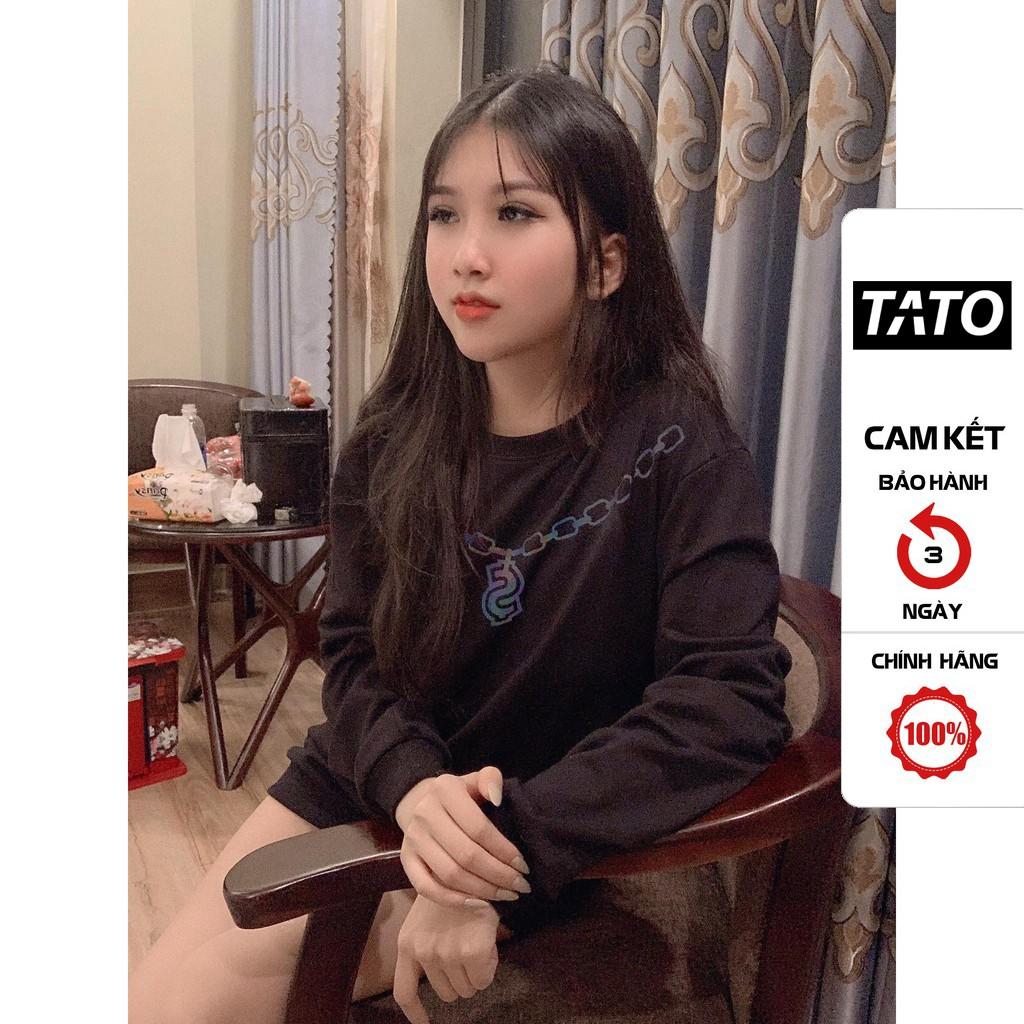 Áo Sweater in hình Money Necklace Phản Quang 7 màu Áo nỉ Nam Nữ Dài tay Unisex in hiệu ứng Hologram TATO_OFFICIAL