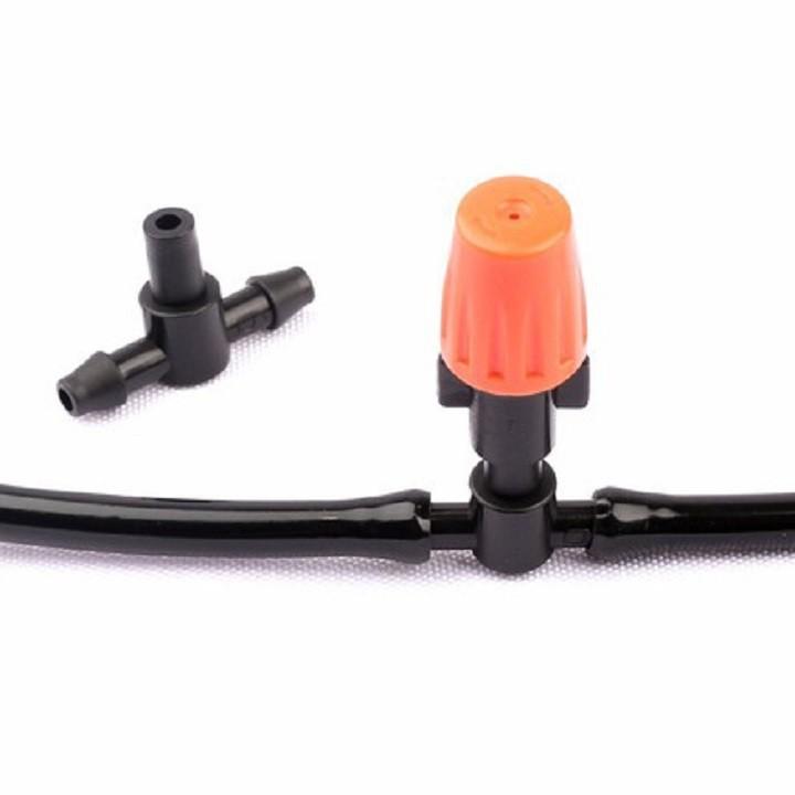 Sét 10 bộ béc đơn phun sương cam kèm T 4/7