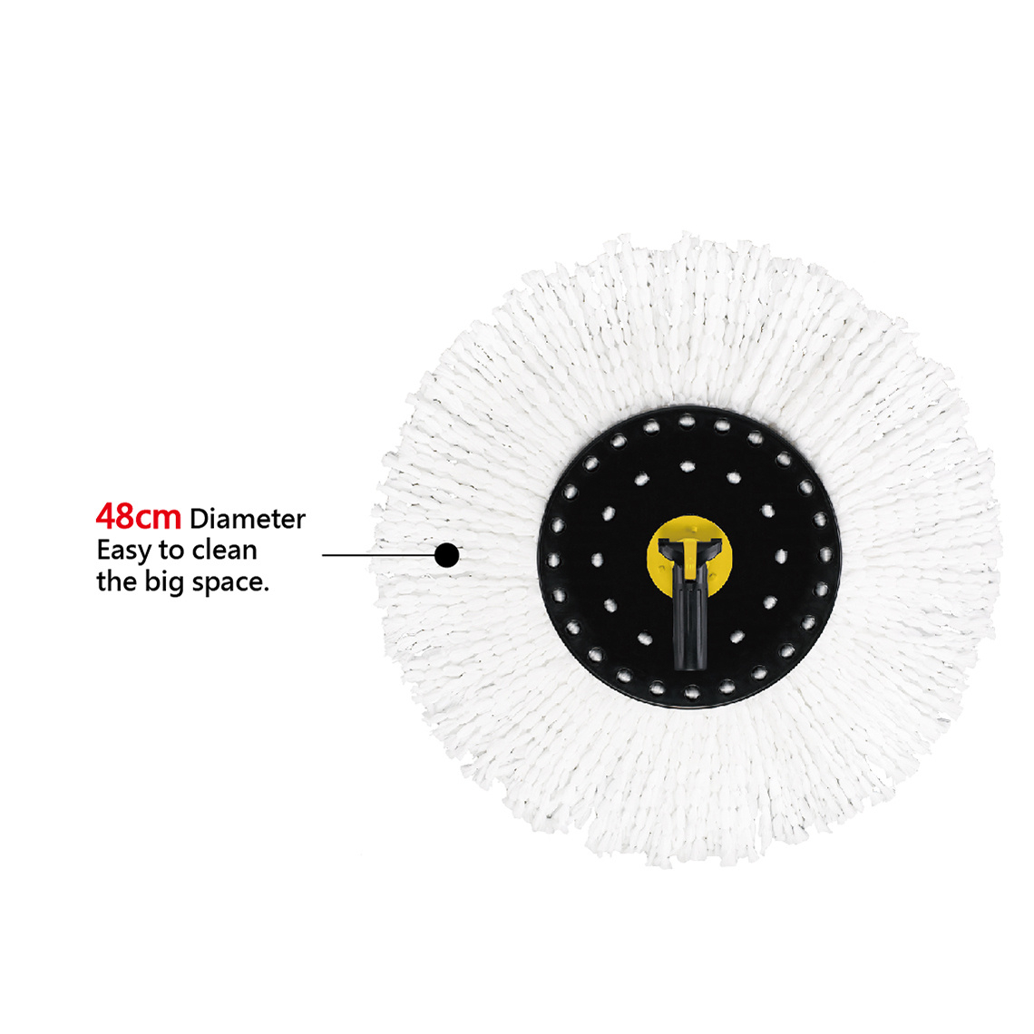 2 BÔNG LAU NHÀ 360 OMEGA MOP PLUS CÔNG NGHIỆP NHẬP KHẨU ĐÀI LOAN