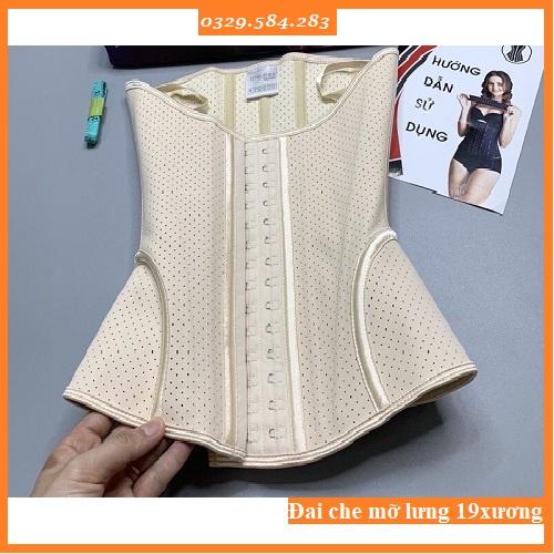 Đai Nịt Bụng Latex 19 xương che mỡ lưng, giảm mỡ bụng VITA LATEX Cao Cấp