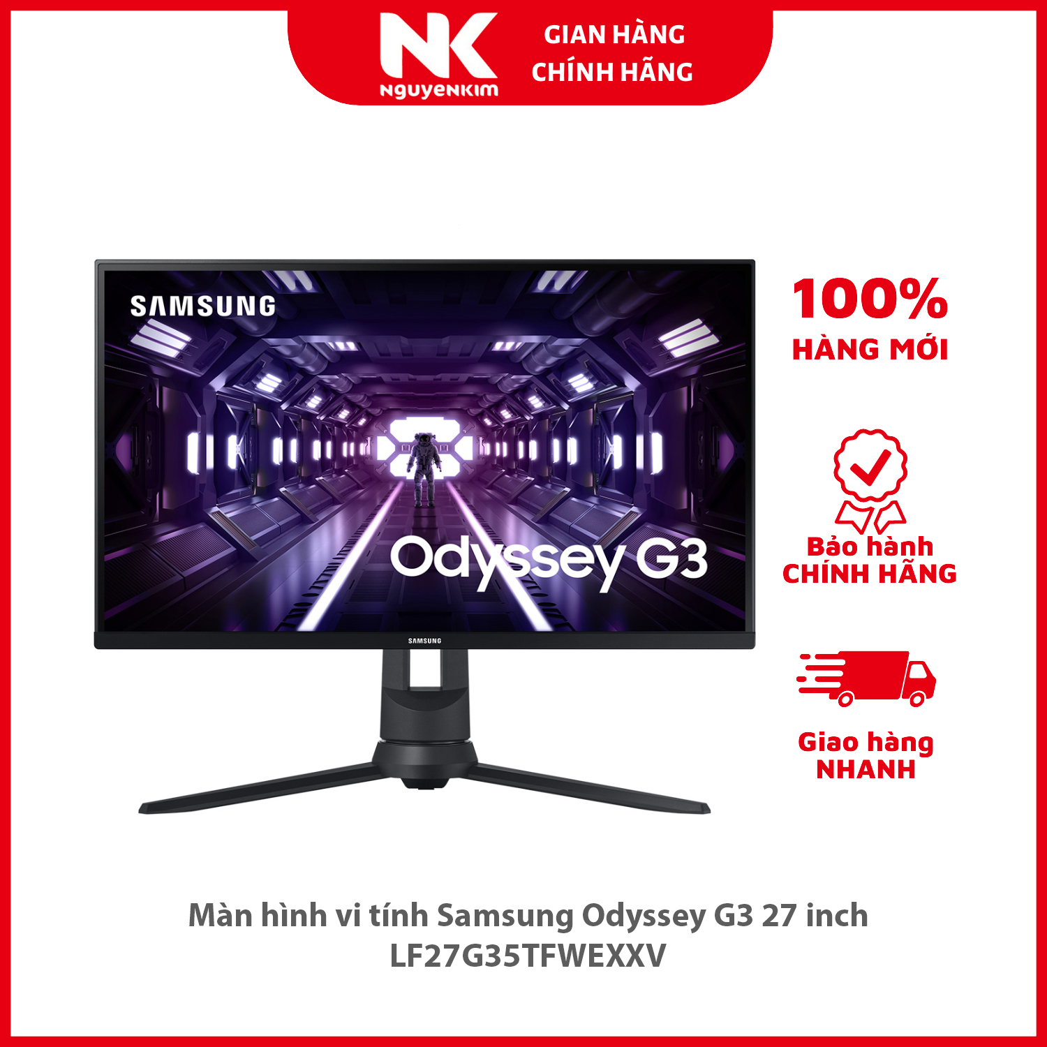 Màn hình vi tính Samsung Odyssey G3 27 inch LF27G35TFWEXXV - Hàng chính hãng