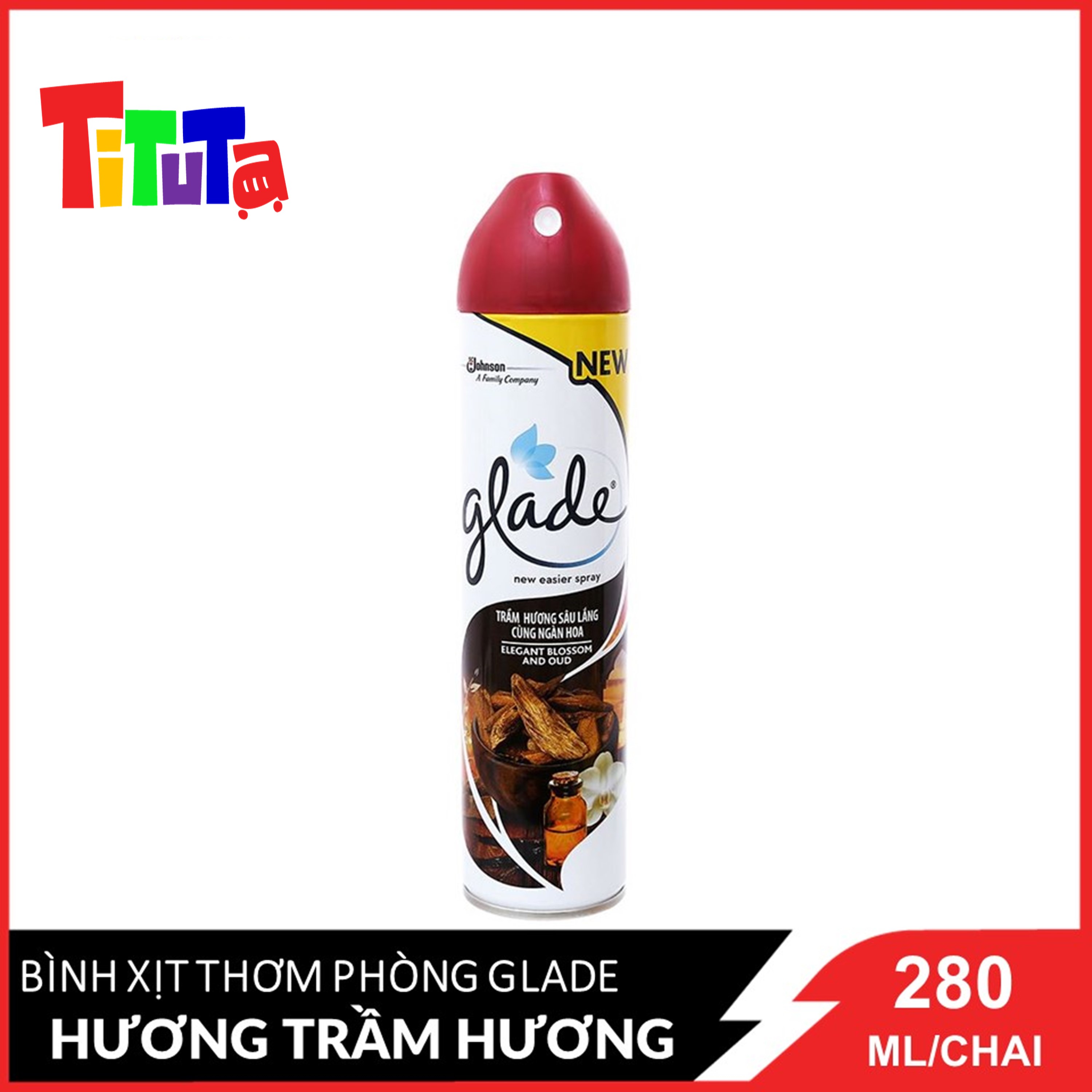 Bình Xịt Thơm Phòng Glade Nature Hoa Quả Nhiệt Đới 280g