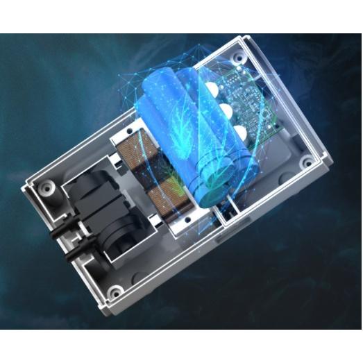 Máy Sủi tích điện 2 vòi 3w sử dụng pin lithium thời gian tích điện dài- Máy sủi đa năng khi mất điện, câu cá,