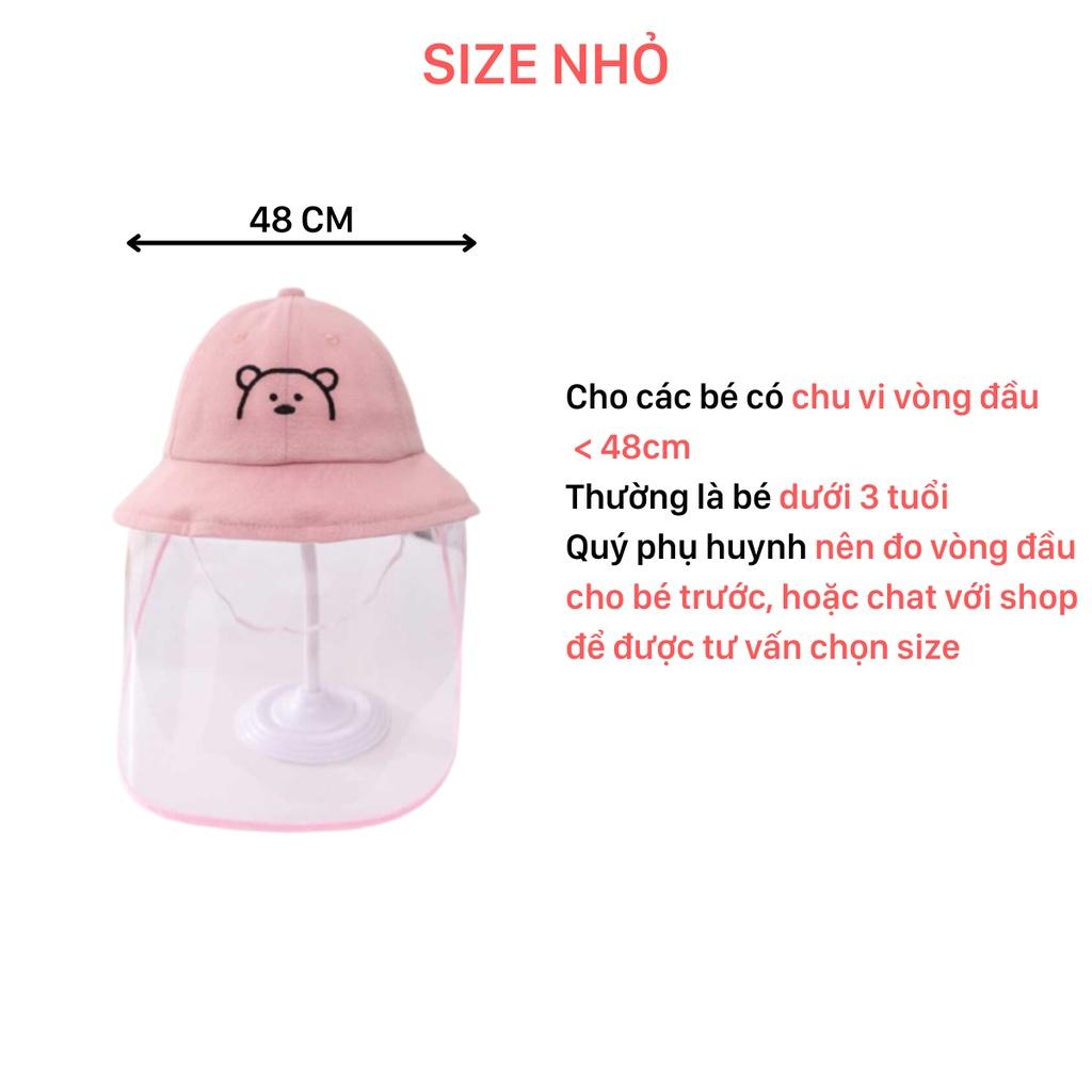 Mũ Cho Bé Gái, Mũ Chắn Giọt Bắn Cho Bé Sơ Sinh Đến 6 Tuổi Babyshop Hàng Chính Hãng Chất Vải Mềm Mịn Thoáng Mát Cho Con