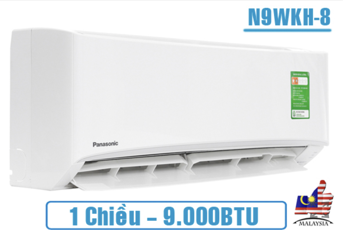 Điều hòa Panasonic 9000BTU N9WKH-8(1 chiều) - Chỉ giao HN - Hàng chính hãng