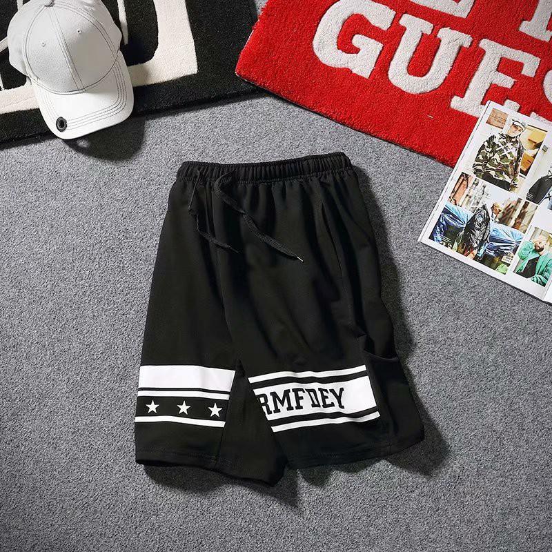 Quần short thể thao ống rộng in hình ngôi sao thời trang mùa hè dành cho nam