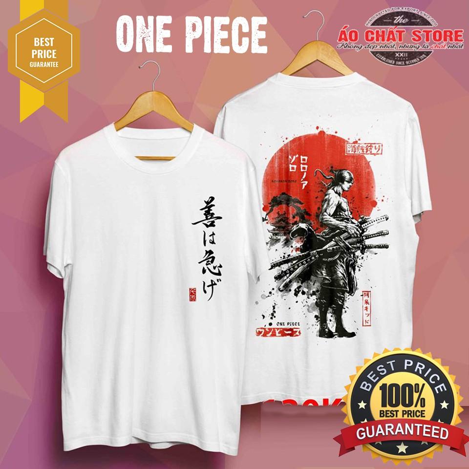 Áo Thun Roronoa Zoro Cực Độc | Áo Đảo Hải Tặc Zoro One Piece Tshirt OP55