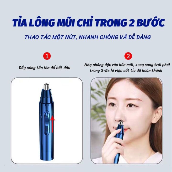 Máy cạo râu nam mini,Máy tỉa lông mũi pin sạc điện usb,hàng cao cấp, chống giật lông mũi,chống thấm nước tiện lợi cho nam