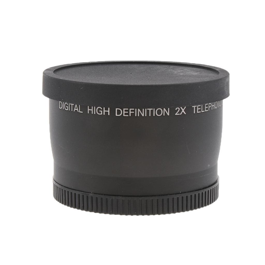 58mm 2X photo Lens Converter for Canon Nikon Sony Pentax 18-55mm