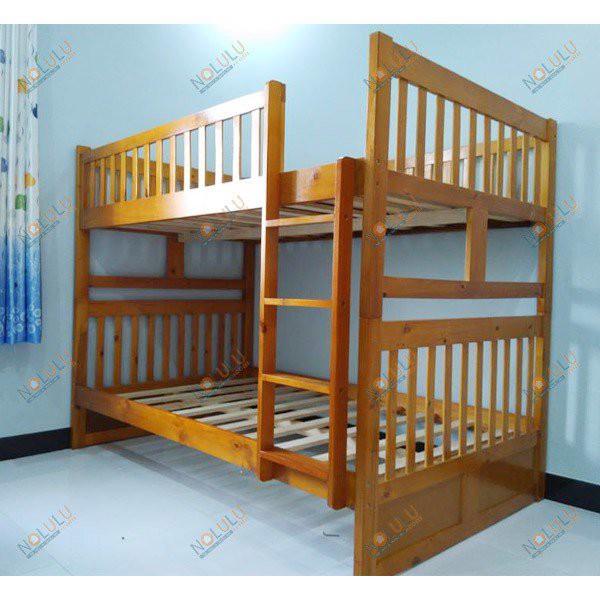 Giường Tầng Unit Gỗ Tông Tự Nhiên Có Hộc Kéo-